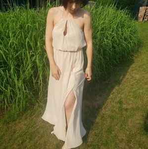 Levkoff Bridesmaid Dress Champagne Color‎